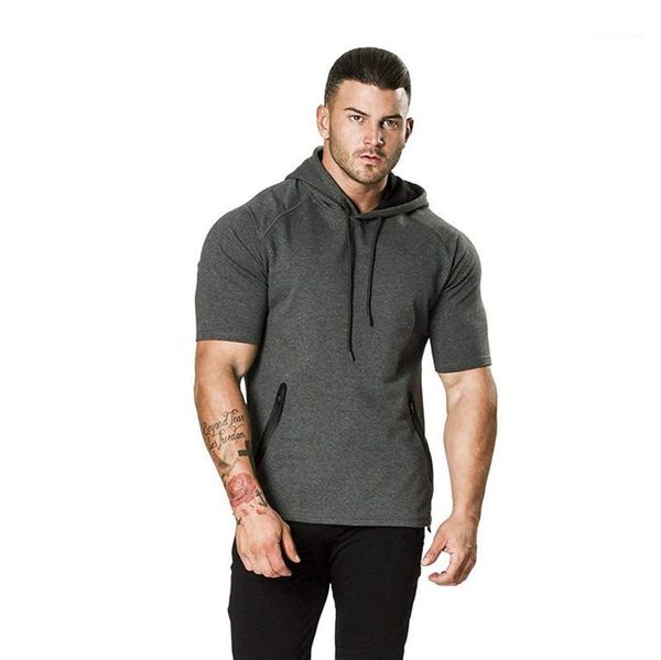 

shirts mens designer summer tshirts casual short sleeve hooded big pocket mens fashion hoodies t, White;black