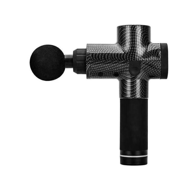 

massage gun muscle stimulator relief after training exercise body relaxation slimming shaping black