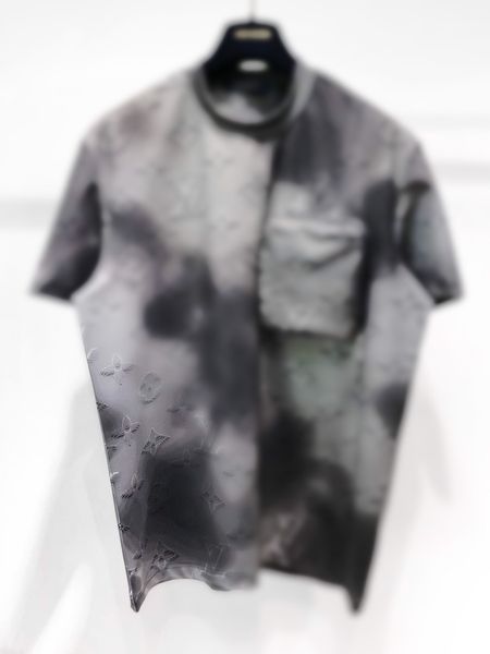 

20ss париж мода топ-версия t рубашка евро размер свободного покроя уличной мужчины женщины пара пиджаки свободный корабль, Black