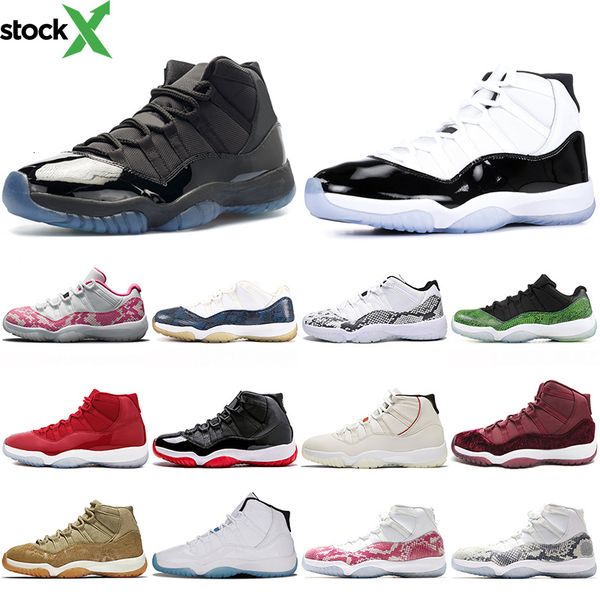 

selling jumpman 11s basketball shoes cap and gown concord snakeskin 11 platinum tint gamma blue snake shoes mens trainers women sneakers