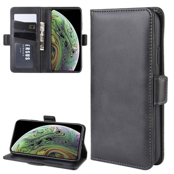 

two-color calf retro leather case applicable apple iphone x/xs/xr/xs max/7/8 plus 2019 new mobile shell for iphone11 cover with credit card