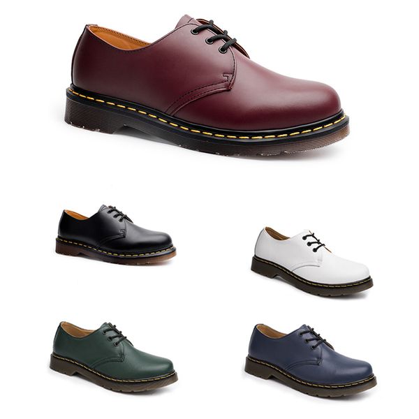 

ship non-brand dropshipping men shoes black wine red white green blue fashion designers casual shoes size 39-44 item 20, White;red