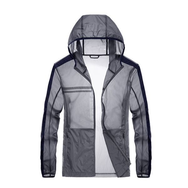 

2019 male outdoors ventilation skin windbreaker ultrathin ventilation defence ultraviolet rays skin clothes 8358, Black;brown