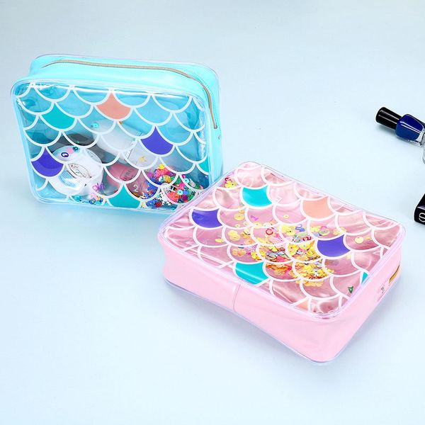 

2019 women travel cosmetic makeup bag toiletry case wash organizer storage hanging pouch packs case see through fashion new sale