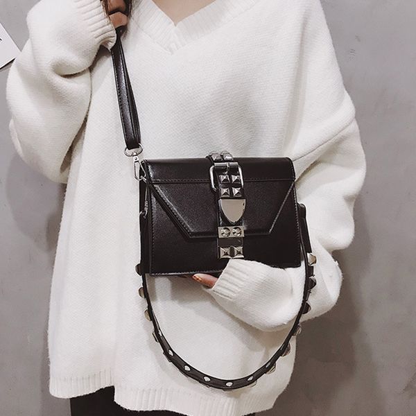 

mododiino diamonds crossbody bag women bags rivet shoulder bag pu leather messenger lady's dnv1394