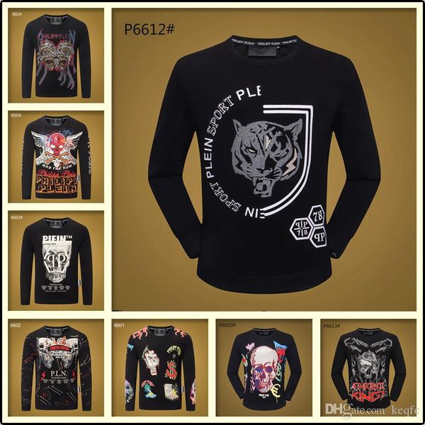 

18sf men pullover crew neck sweater luxury brands hoodie long sleeve design sweatshirt mens fashion print knitwear sweaters winter clot, White;black