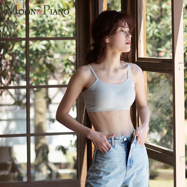 

cotton bra tube breathable chest pad sports vest beauty back 2019 new women comfortable no trace without steel ring, Red;black