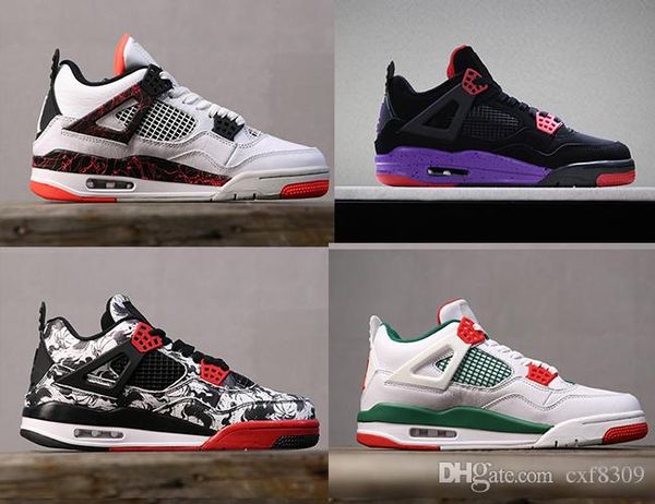 

bred 4 basketball shoes 4s running shoes pale citron sports designer siltred chicago tattoo luxury wheat yellow athletic sneaker us7-13