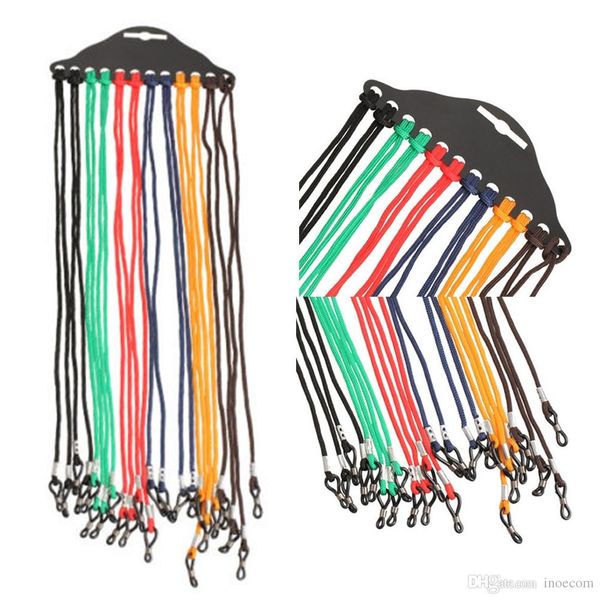 

24pcs/lot colorful nylon glasses string cord holder sunglasses for tavel eyewear lanyard neck rope strap wholesale ing