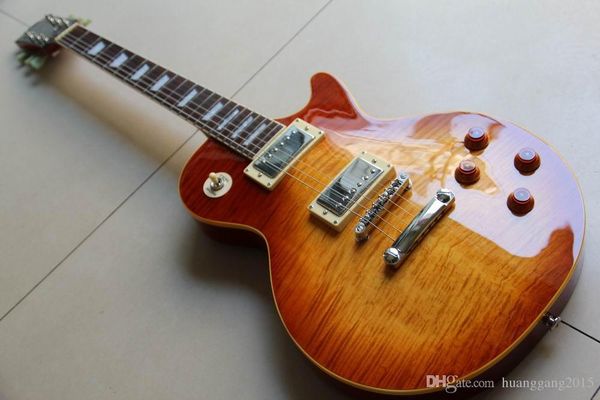 

wholesale guitars new gibsonlpstandar solid electric guitar fretboard /fretside binding mahogany body/neck in beer sun burst121024