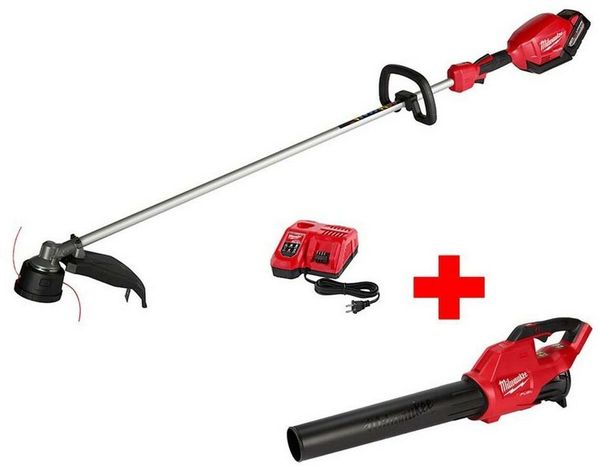 

Milwaukee m18 fuel bru hle cordle 16 in tring trimmer w gen ii blower new