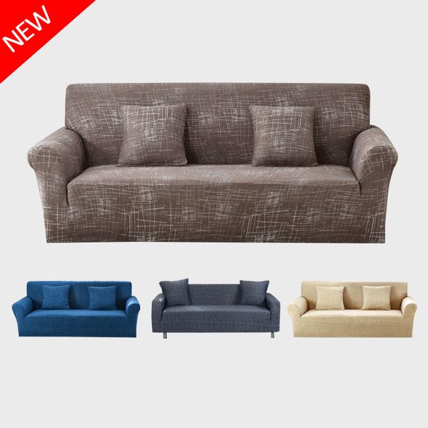 

modern sofa cover all-inclusive slip-resistant sofa towel elastic corner sectional covers spandex slipcover 1pc