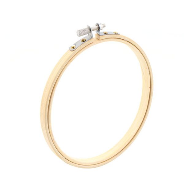 

bamboo round wooden hoop ring ideal for diy embroidery cross stitch sewing 13cm 17cm 23cm 26cm tambour frame, Black