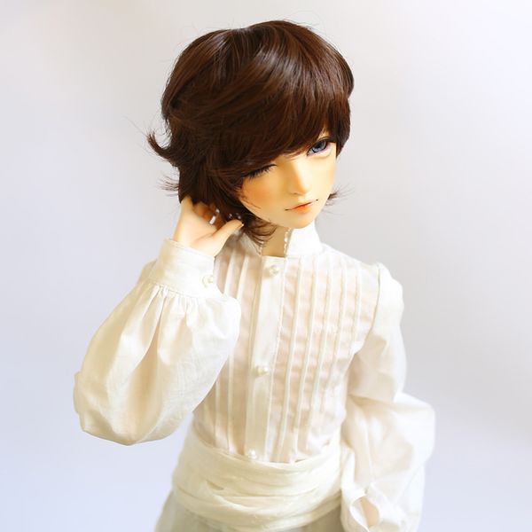 

1/3 парик bjd короткие вьющиеся для sd dd dz снмп kid doc изготовление ремонт
