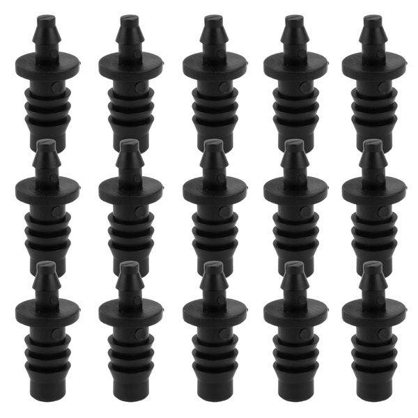 

50pcs irrigation fittings kit, drip irrigation barbed connectors for flower vegetable garden lawn water hose connectors