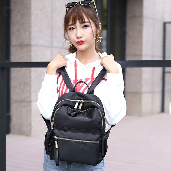 

sleeper #5005nylon oxford cloth backpack women backpack college wind bag leisure bag fashion design solid 2018 da ing