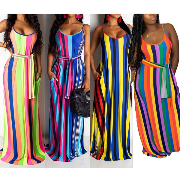 

boho dresses for women 2019 loose casual dresses bohemian maxi dress boho floral print 4 choices f0298 halter with waist belt, Black;gray