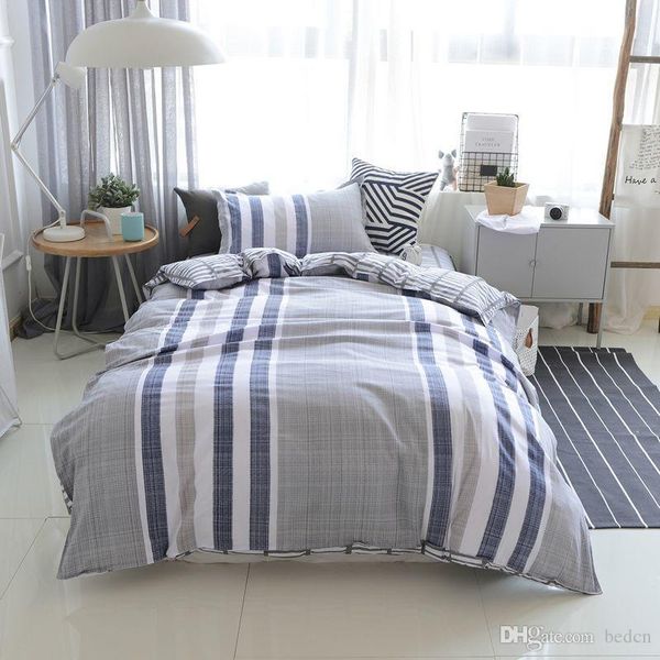 

wholesale- 4pcs white moon and star bedding set white bed linen set with blue bedsheets for twin full  bed