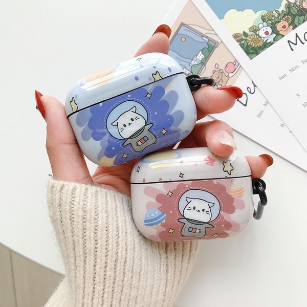 

space mouse hamster cartoon wireless earphone cover for apple airpods 1 2 pro case 3 gen
