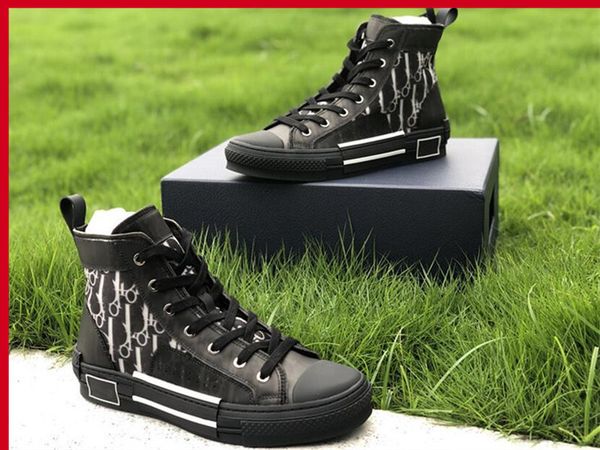 

b23 nouveau oblique low high sneakers hommes sneakers skateboard casual femmes skate casual shoes9, Black