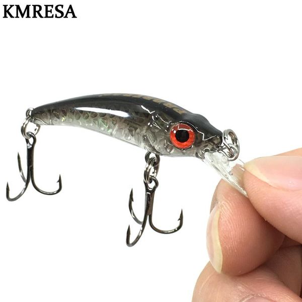 

1pcs mini wobbler jerkbait 6cm/3.5g laser hard bait minnow crank fishing lures hook bass fresh saltwater tackle sinking dowwj