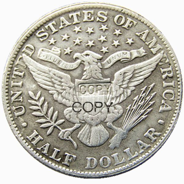 

сша 1892 p / s / o barber полдоллар посеребренной копия украсьте монеты