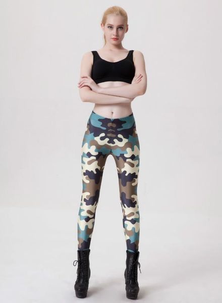 

новое прибытие 2 patterns женщины йога брюки камуфляж печати фитнес бег спорта упругие брюки бесплатная доставка, White;red