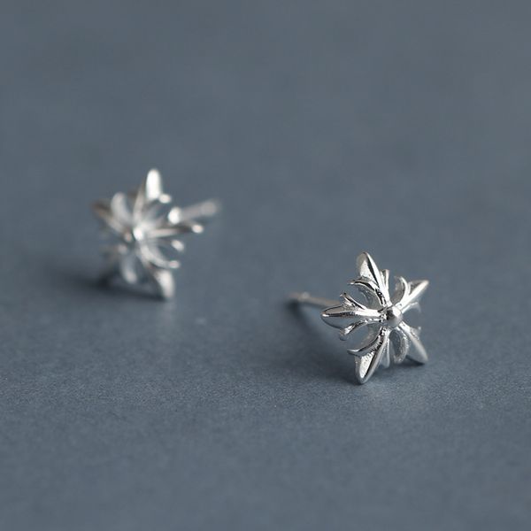 

brand new 925 sterling silver jewelry american european handmade designer crosses stud earrings for women for women ing, Golden;silver