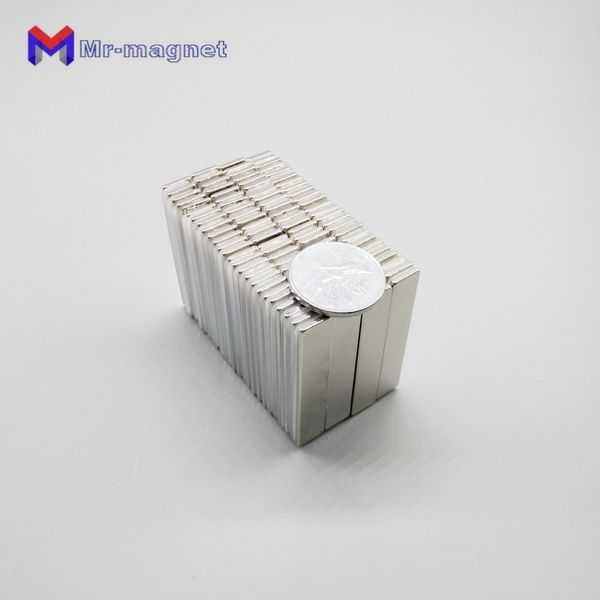 

imanes promotion 10pcs 50x 10x 1 5mm super strong rare earth permanet magnet powerful block neodymium magnets 50101 5 50x10x1 5 iman