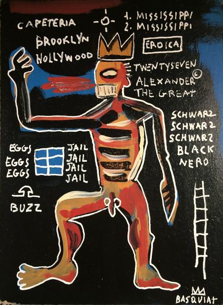 

jean-michel basquiat alexander the great home decor handpainted &hd print oil painting on canvas wall art canvas pictures 200302