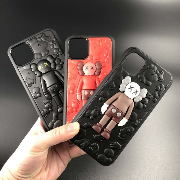 

Роскошная Kaws 3D стереоскопического полное покрытие Силиконовая Мягкий телефон Де