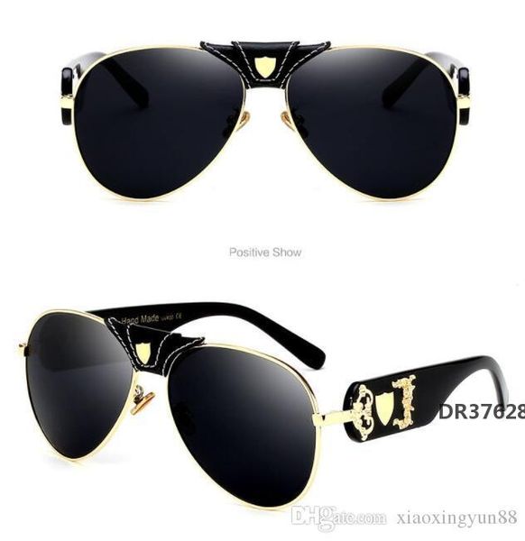 

высокое качество классические пилотные солнцезащитные очки конструктора марка мужские женщин солнцезащитные очки очки gold черный коричневый, White;black