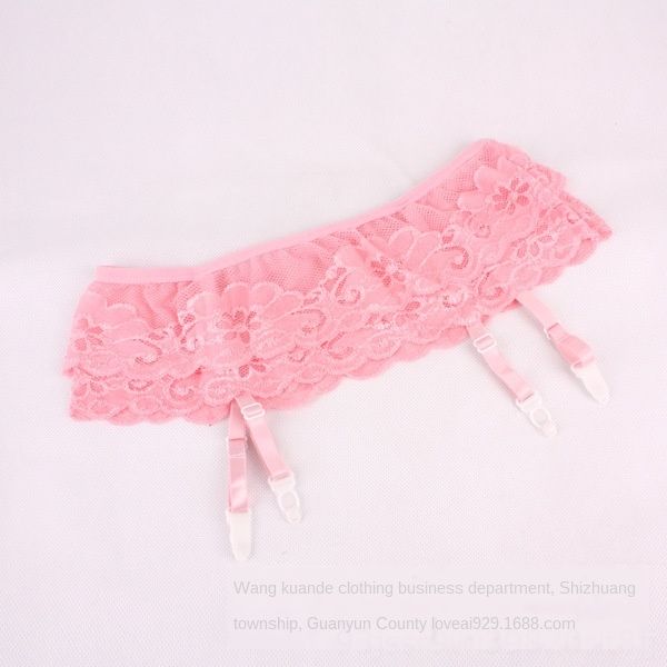 

double layer super elastic lace skirt style mysterious seduction charm garter charm underwear accessories costume accessories costumes & cos, Silver