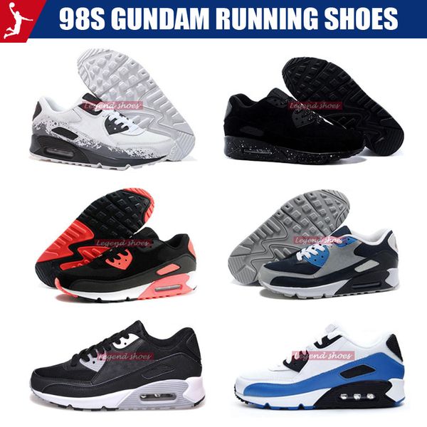 

98s gundam running shoes 2019 fashion white blue red black outdoor athletic sneakers jogging walking sports shoe, White;red