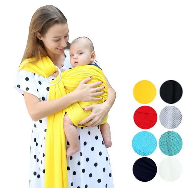 

baby carrier sling for newborns soft infant wrap breathable wrap hipseat breastfeed birth comfortable nursing cover