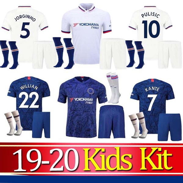 

2019 2020 детский комплект kante lampard odoi pulisic cheek футбол джерси мальчики комплект 19 20 jorginho майка giroud детские футбольные к, Black