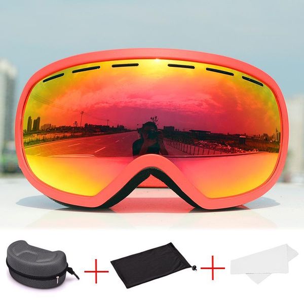 

ski goggles double anti-fog skis men and women snow skiing glasses gafas de nieve uv outdoor sports kar maskesi
