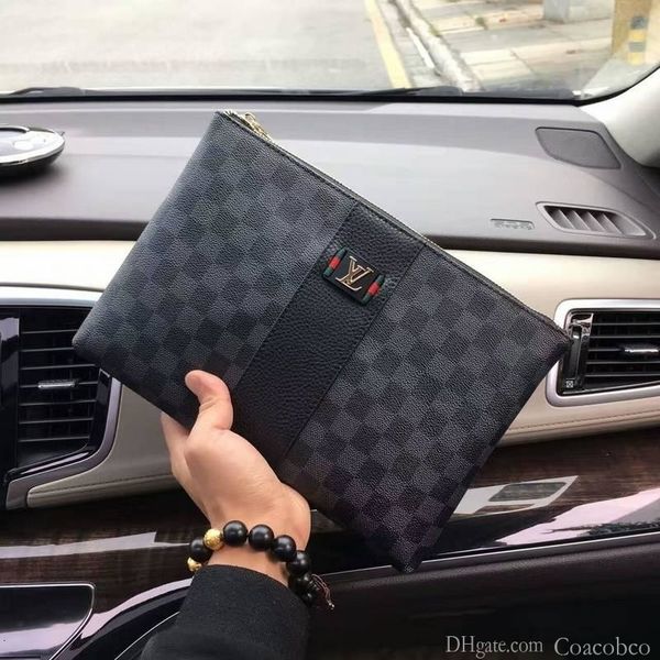 

2019 m9091 classic men clutch bag handbag clutch wallets purse mini clutches exotics evening chain belt bags