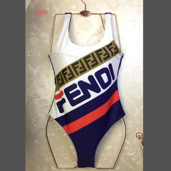 

luxury brand women bikinis suits with brands patterns summer swimwear for women one-piece bathing suit backless beachwear s-xl, White;black