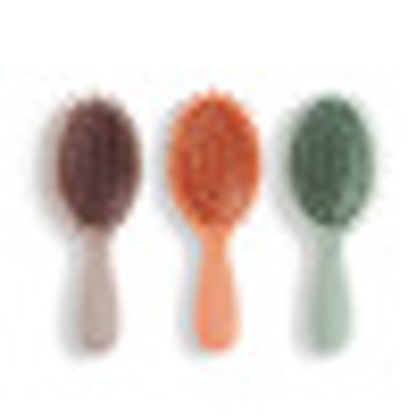 

mini air cushion comb skin friendly exquite cute useful comb salon styling hair brush styling tool for home travel, Silver