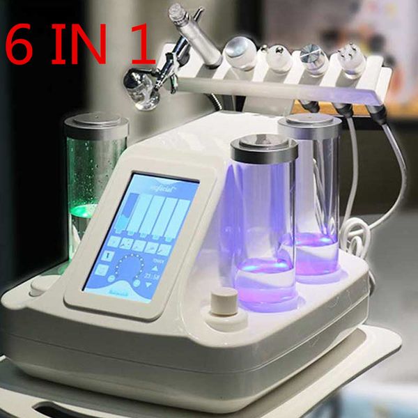 

6 в 1 small bubble oxygen water jet peel hydrafacial машина для лица чистка черноголовых угри массаж красоты