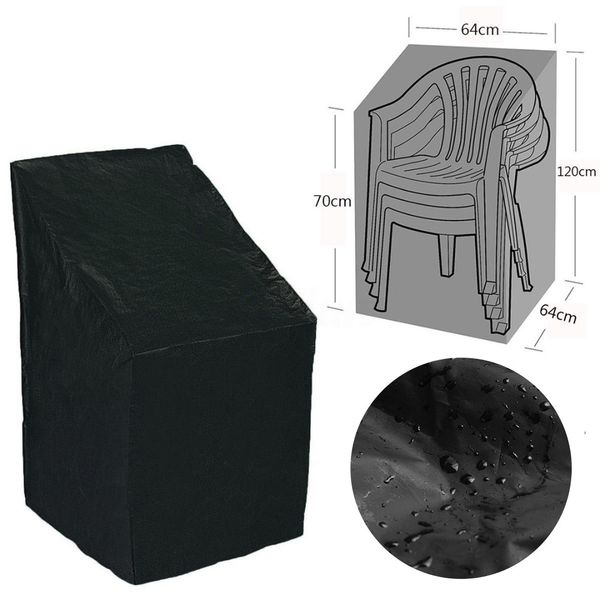 

1pc chair cover waterproof outdoor stacking chair cover garden parkland patio chairs furniture dropship item