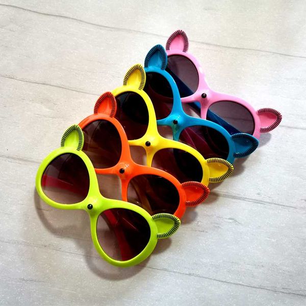 

new arrived fashion pc princess shape uv400 children sunglasses for girls boys party protect eyes kids sun glasses, White;black