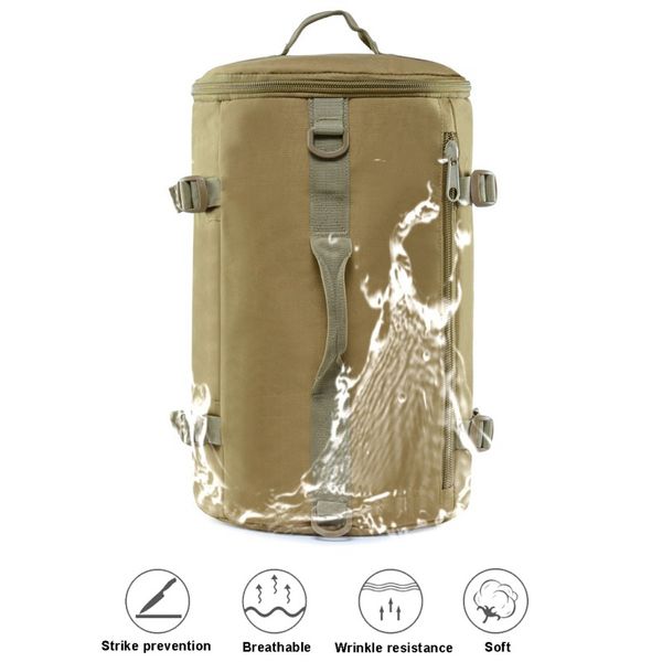 

outdoor waterproof sports camping backpack packable lightweight climbing hiking barrel backpack sports duffel bag