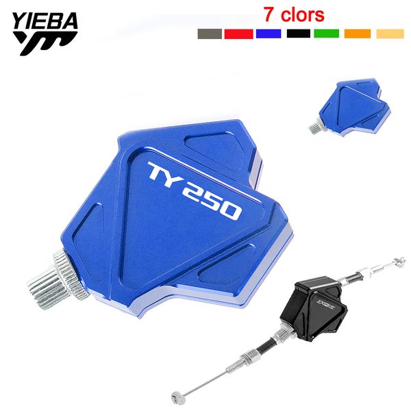 

motorcycle accessories aluminum stunt clutch lever easy pull cable system motocross for ty250 ty 250 1997-2010 2009 2008