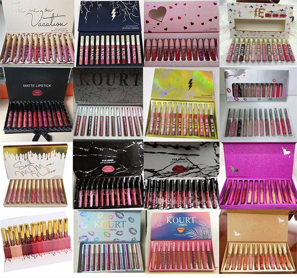 

Makeup high quality 12color 1 et matte lip glo waterproof la ting lip tick dhl hipping