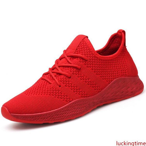 

summer new trend mens lightweight flying woven breathable casual shoes student sports running shoes large size youth shoes