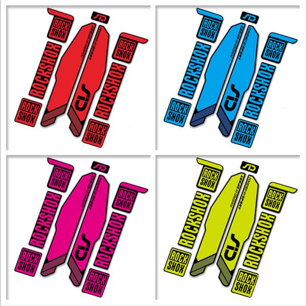 

new rockshox sid mountain bike bicycle front fork replacement stickers for mtb dh race dirt decals ing