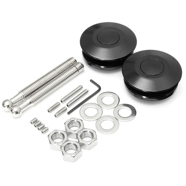 

черный универсальный кнопочные billet hood pin блокировки clips kit авто быстрый защелка