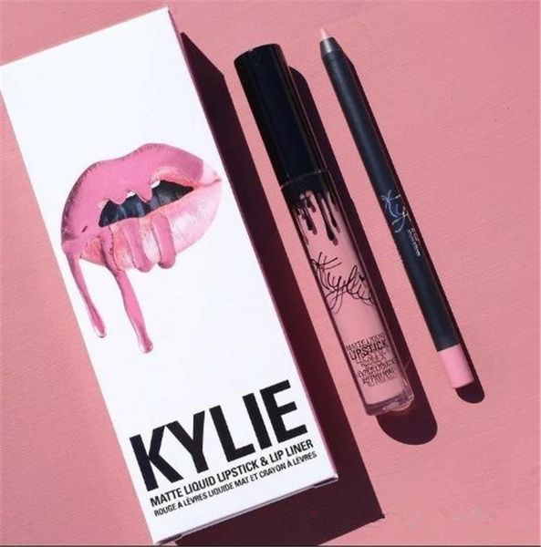 

41 цвет Кайли Дженнер матовый блеск для губ hot Lip liner мода помада блеск для губ lipliner Lipkit бархат макияж лайнер